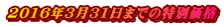 2016�N3��31���܂ł̓��ʉ��i